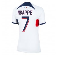 Camisa de Futebol Paris Saint-Germain Kylian Mbappe #7 Equipamento Secundário Mulheres 2023-24 Manga Curta